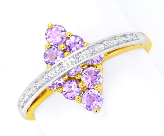 Foto 2 - Sensationeller Design-Diamant Edelstein Ring, S6067